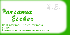 marianna eicher business card